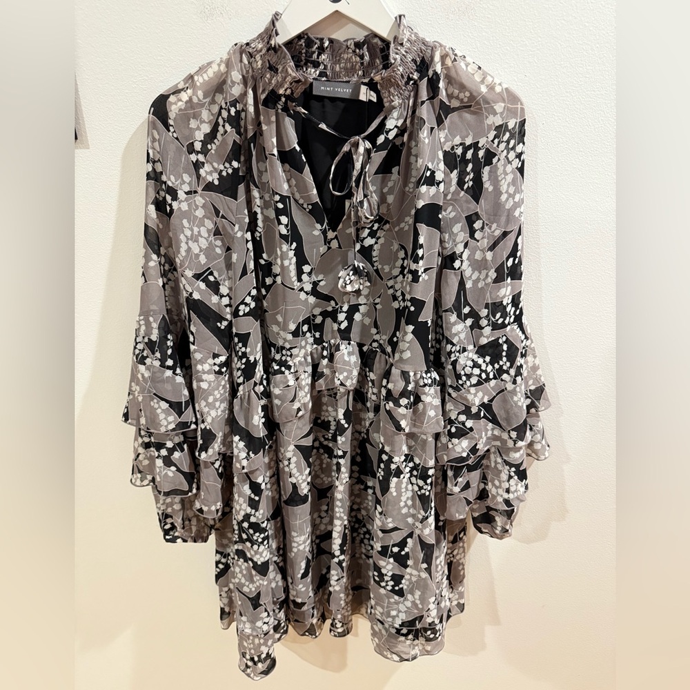MINT VELVET NWT RUFFLE MINI DRESS!